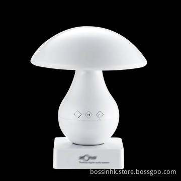 Mini Mushroom Wireless Bluetooth Speaker with LED Light (Bs-204)